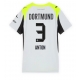 Borussia Dortmund Waldemar Anton #3 Replike Gostujuci Dres za Ženska 2025-26 Kratak Rukav